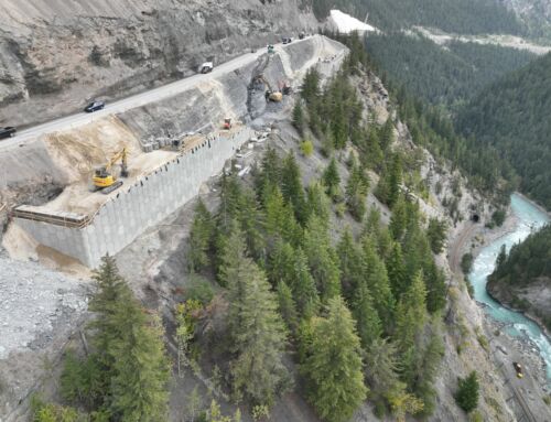 Kicking Horse Canyon Highway project in Canada